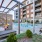 Rooftop pool with cabanas